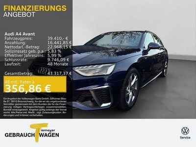 Blau Gebraucht 2024 Audi A4 S-Line Kombi | 39.410 € (Fairer Preis)