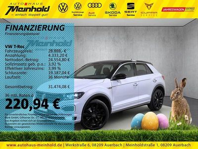 Gebraucht VW T-Roc Sport 190 PS (139 kW) 2021 White silver metallic/schwarz SUV