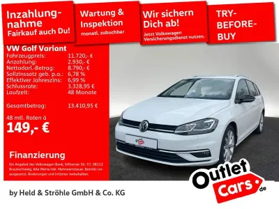 Gebraucht VW Golf VII Highline 150 PS (110 kW) 2018 Weiß Kombi