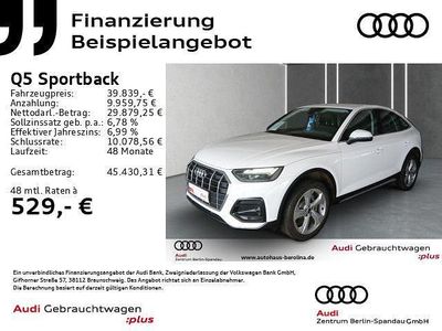 Ibisweiß Gebraucht 2023 Audi Q5 Sportback Ambiente SUV | 39.839 € (Superpreis)