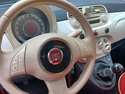 Używany Fiat 500C 69 KM (50 kW) 2013 Biały Kabriolet