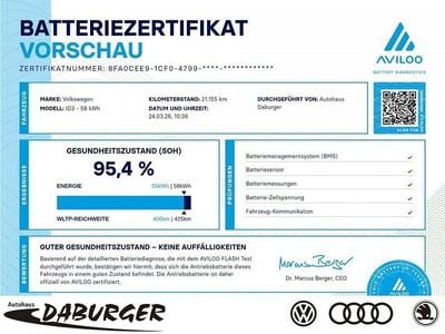 Gebraucht VW ID.3 Pro Performance 150 kW (204 PS) 2022 Silber Kleinwagen