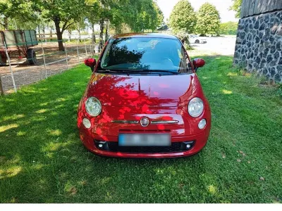 Używany Fiat 500 69 KM (50 kW) 2010 Czerwony Sedan/Limuzyna