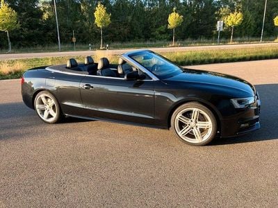 Gebraucht Audi A5 Cabriolet S-Line 170 PS (125 kW) 2014 Schwarz Cabrio
