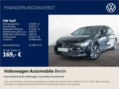 Gebraucht VW Golf VIII Move 150 PS (110 kW) 2023 Deep black perleffekt Limousine