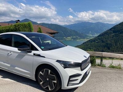 Gebraucht Skoda Enyaq iV RS 219 kW (299 PS) 2023 Weiß SUV