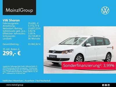 Gebraucht VW Sharan Active 150 PS (110 kW) 2022 Weiß Van / Kleinbus
