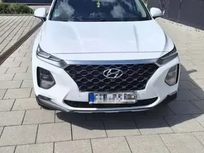 Gebraucht Hyundai Santa Fe Premium 200 PS (147 kW) 2020 Weiß SUV