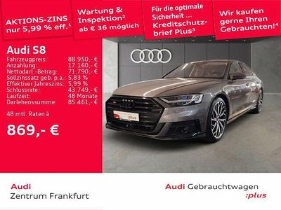 Gebraucht Audi S8 Ambiente 571 PS (419 kW) 2021 Terragrau metallic Limousine
