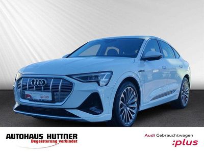 Gebraucht Audi e-tron Sportback S-Line 300 kW (408 PS) 2022 Gletscherweiss (metallic) SUV