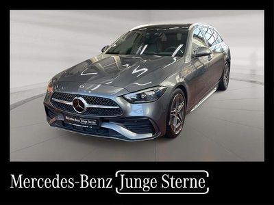 Grau Gebraucht 2023 Mercedes C220 AMG Limousine | 43.719 € (Teuer)