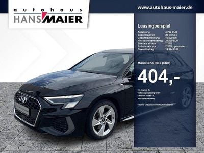 Gebraucht Audi A3 S-Line 190 PS (139 kW) 2022 Mythosschwarz metallic Limousine