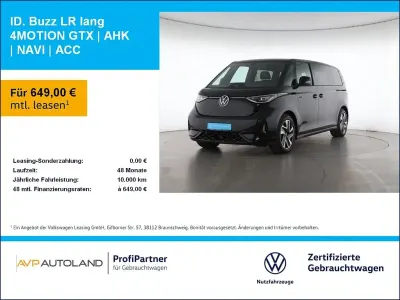 Gebraucht VW ID. Buzz GTX 250 kW (340 PS) 2025 Deep black perleffekt Van / Kleinbus