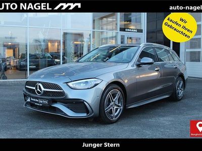 Grau Gebraucht 2024 Mercedes C300e AMG Kombi | 43.990 € (Fairer Preis)