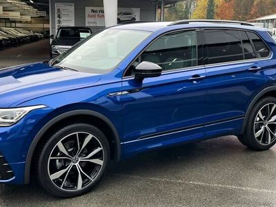 gebraucht VW Tiguan R -line Lapiz blau met Black Style