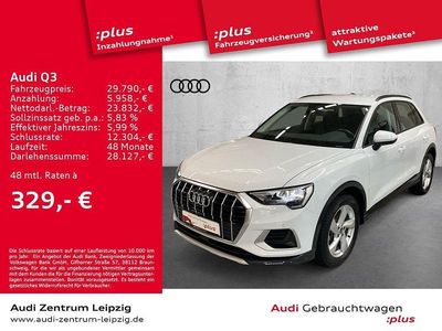 Gebraucht Audi Q3 Advanced 150 PS (110 kW) 2021 Gletscherweiß metallic SUV