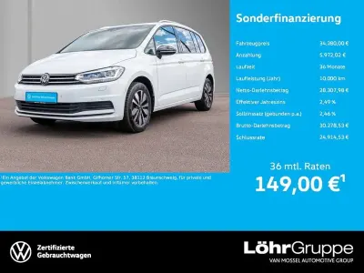 Gebraucht VW Touran Goal 150 PS (110 kW) 2025 Pure white Van / Kleinbus