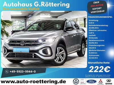 Gebraucht VW T-Roc R-line 150 PS (110 kW) 2025 Silber SUV