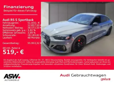 Używany Audi RS5 Sportback Basis 450 KM (330 kW) 2020 Szary