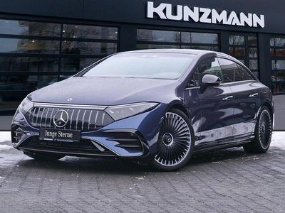 Sodalithblau metallic Gebraucht 2024 Mercedes EQS 53 AMG AMG Limousine | 88.652 € (Guter Preis)