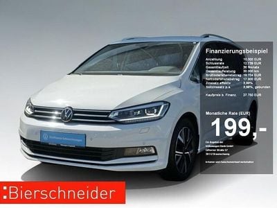 Gebraucht VW Touran Highline 150 PS (110 kW) 2021 Weiß Van / Kleinbus