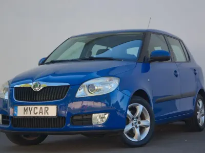 Gebraucht Skoda Fabia Style 69 PS (50 kW) 2009 Blau Kleinwagen