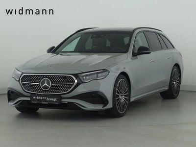 Manufaktur alpingrau uni Gebraucht 2025 Mercedes E450 AMG line Kombi | 92.900 €