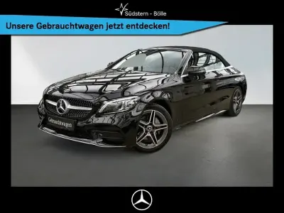 Gebraucht Mercedes C200 AMG 184 PS (135 kW) 2020 Schwarz Cabrio