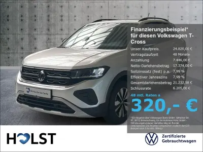 Neu VW T-Cross Goal 95 PS (69 kW) 2025 Schwarz SUV
