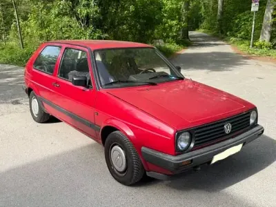 Gebraucht VW Golf II 54 PS (39 kW) 1988 Rot Kleinwagen