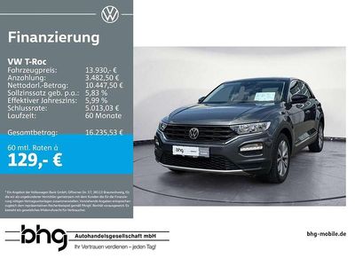 Gebraucht VW T-Roc Style 116 PS (85 kW) 2018 Grau SUV