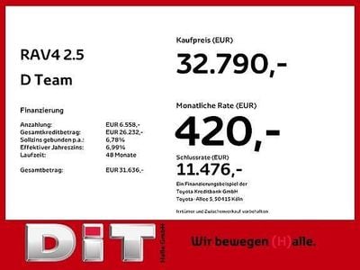 Gebraucht Toyota RAV4 Hybrid Basis 218 PS (160 kW) 2023 Tokiorot perleffekt SUV