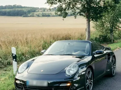 Gebraucht Porsche 997 Turbo Chrono 480 PS (353 kW) 2009 Schwarz Cabrio