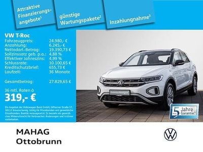 Gebraucht VW T-Roc Style 150 PS (110 kW) 2023 Weiß SUV