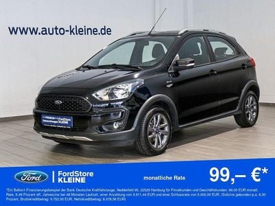 Gebraucht Ford Ka Plus Active 86 PS (63 kW) 2019 Schwarz Kleinwagen