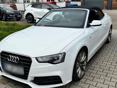 Second-hand Audi A5 Cabriolet S-Line 190 CP (139 kW) 2016 Alb Cabrio