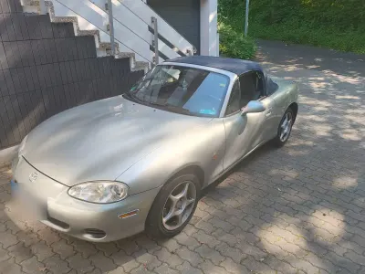 Gebraucht Mazda MX5 110 PS (80 kW) 2003 Grau Cabrio