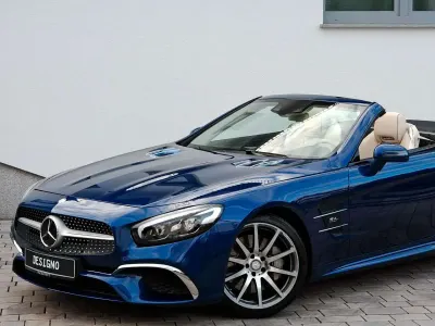 Gebraucht Mercedes SL400 Edition 455 PS (334 kW) 2018 Designo brilliantblau Cabrio