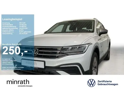 Gebraucht VW Tiguan Allspace Life 150 PS (110 kW) 2022 Weiß SUV