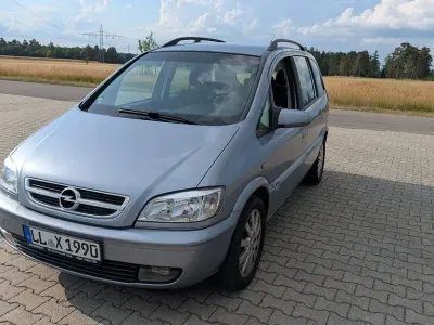 Gebraucht Opel Zafira Elegance 125 PS (91 kW) 2005 Silber Van / Kleinbus