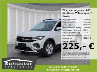 Gebraucht VW T-Cross Life 95 PS (69 kW) 2024 Grau SUV