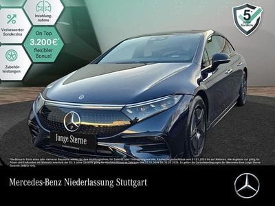 Gebraucht Mercedes EQS350 Premium 214 kW (292 PS) 2022 Blau Limousine