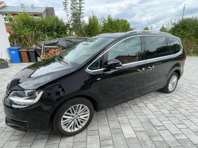 Gebraucht VW Sharan Cup 140 PS (102 kW) 2015 Schwarz Van / Kleinbus