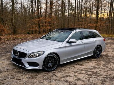 Gebraucht Mercedes C200 AMG line 140 PS (102 kW) 2016 Grau Kombi