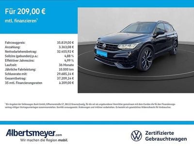 Schwarz Gebraucht 2021 VW Tiguan R SUV | 35.819 € (Fairer Preis)