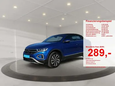 Gebraucht VW T-Roc Cabriolet Style 150 PS (110 kW) 2022 Blau Cabrio