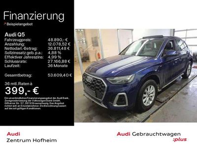 Gebraucht Audi Q5 S-Line 286 PS (210 kW) 2023 Navarrablau metallic SUV