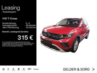 Gebraucht VW T-Cross Life 150 PS (110 kW) 2024 Rot SUV