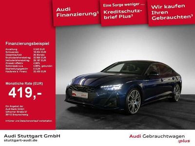 Gebraucht Audi A5 Sportback S-Line 204 PS (150 kW) 2022 Navarrablau metallic Kleinwagen
