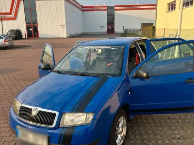 Gebraucht Skoda Fabia 80 PS (58 kW) 2005 Blau Limousine